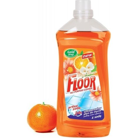Detergente universale per pavimenti, arancione, 1,5 l (1/5)