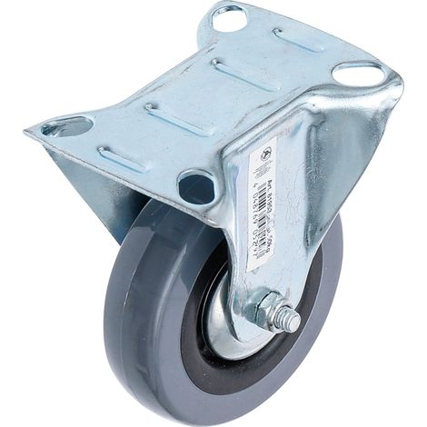 Rueda fija  con base  Ø 75 mm (1/4)
