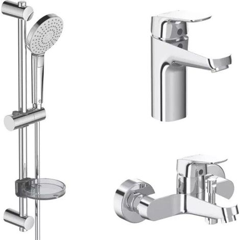 Waschbeckenarmatur hansgrohe Ceraflex 3en1 chromiert 38 mm (1/3)