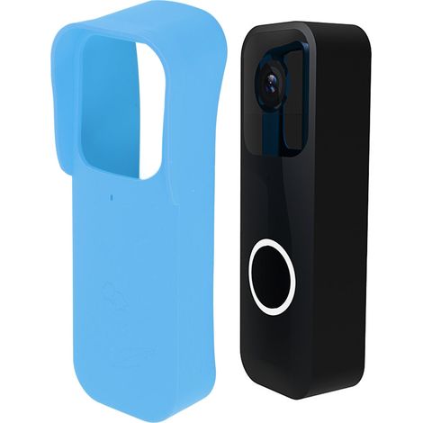 Étui silicone protecteur pour caméra vidéo A363 - Couvercle résistant aux UV et aux intempéries (bleu ciel, 30g) (1/5)