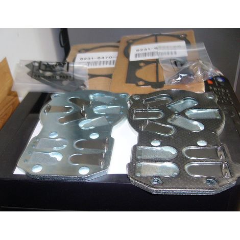 KIT PIASTRA GUARNIZIONI FILTRO ARIA COMPRESSORE ABAC BALMA NUAIR B5900 B5900 (1/2)