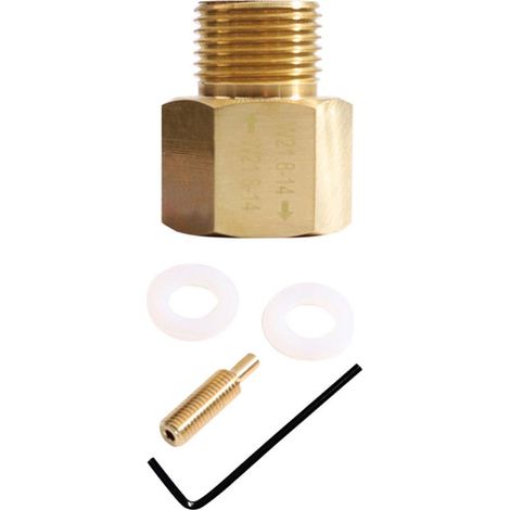 Adaptateur de Bouteille de CO2 Connecteur Régulateur de Pression pour Cylindre de Dioxyde de Carbone W21.8-14