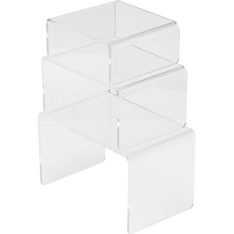 3-teiliges Set Acryl-Puppen- und Spielzeugfiguren-Displayständer, transparenter Schmuckständer (1/5)