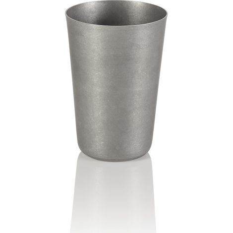 Gobelet Cup 0,4 ltr Ø 8 cm H 11,5 cm vintage inox PVD - Was Germany