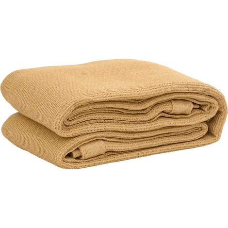 Tapis de tente sable 250x250 cm PEHD