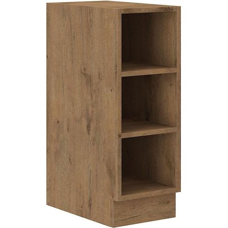 Vigo Unterschrank Regal 30 cm Eiche Lancelot Küchenzeile Küchenblock Küche (1/2)