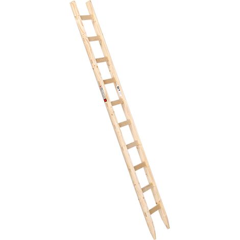 Euroline Holzanlegeleiter 10 Sprossen (1/2)