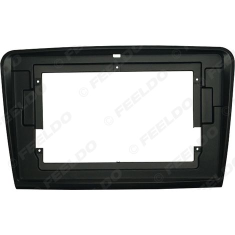 Compatible avec les Skoda Superb 09-13 : autoradio Android grand écran 10,1 pouces, cadre de navigation, panneau de modification audio