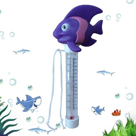 Thermomètre pour Eau de Piscine et de Température Thermomètre pour Aquarium - Grand Écran Lecture Facile pour Spas et Bains à Remous Intérieur Extérieur (1/5)