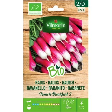 Vilmorin Garden Bio -Samen von Rabanito National ca. 8 gr
