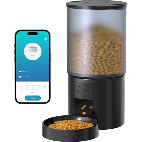 Distributeur de 6L Croquettes Chat Automatique WiFi