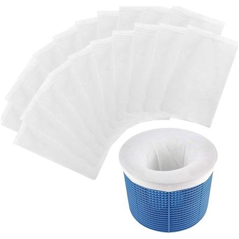 20er-Pack Skimmersocken, Feinfilter aus Nylon, wiederverwendbar und dehnbar, für Schwimmbäder, Whirlpools und Jacuzzis (1/5)