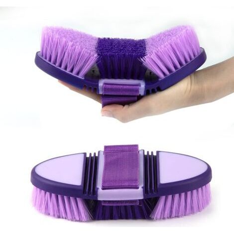 Brosse de Cheval, Brosse Douce Cheval, Poil, Massage, Pansage, Chevaux Mue, Racines, Accessoires de Nettoyage Chevaux (1/5)