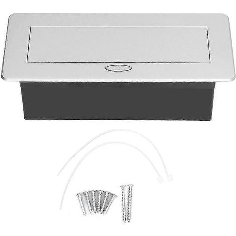 Kit de prise de courant escamotable au sol, norme UE 250 V 16 A, encastrée. (1/5)