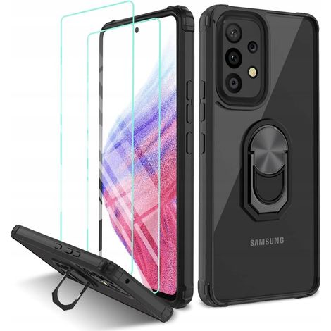 CUSTODIA TRASPARENTE PER SAMSUNG GALAXY A53 2xVETRO TEMPERATO (1/5)