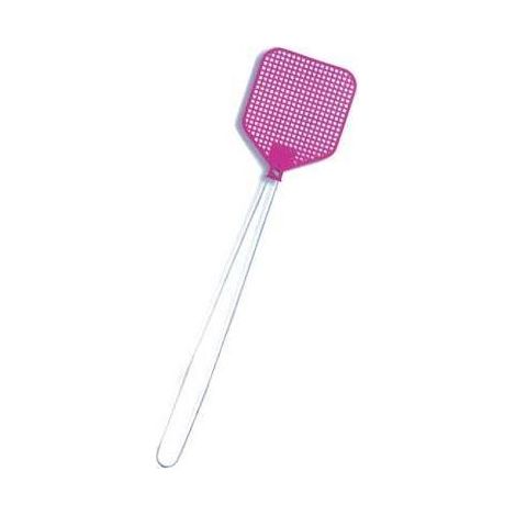 Paletta abbatti mosche con manico in ferro e PVC h 30 cm