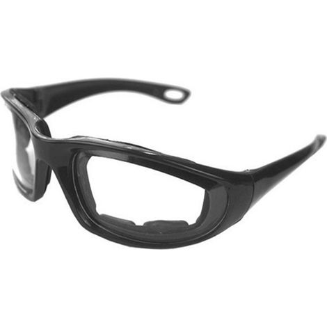 Schutzbrille für Zwiebeln, ideal zum Kochen. Zwiebeln sicher schneiden und Speisen ohne Tränen zubereiten. Verhindert Rauch und Dampf. (1/5)