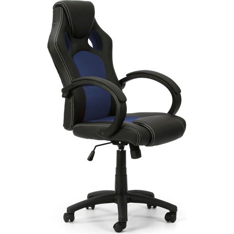 Liegesessel DANNA Schwarz und Blau