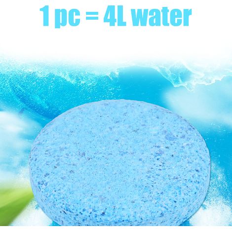 Comprimés effervescents concentrés de liquide lave-glace pour voiture (vendus par paquets de 6) (1/5)