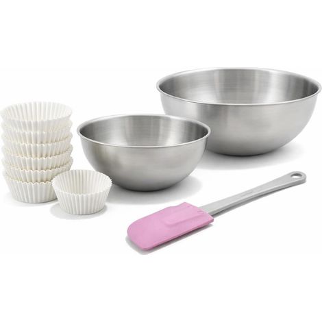 Set de 78 ustensiles de pâtisserie moules à gâteaux bols et spatule Zenker Nature FSC (1/5)