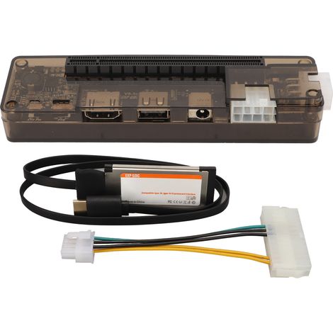 Station d'accueil carte graphique externe EXP GDC pour ordinateur portable, interface Expresscard 6Pin 8Pin, sortie dock vidéo indépendante (1/5)