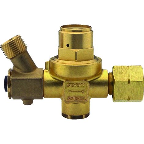 Régulateur de pression de propane avec manomètre 2 bar 6 kg/h G 3/8" LH