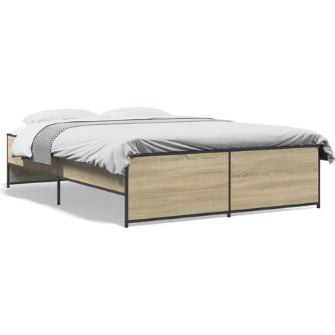 Maison Exclusive - Giroletto Rovere Sonoma 120x200 cm in Legno Multistrato Metallo