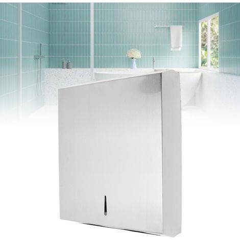 Porte-bloc de papier mural multifonction élégant en acier inoxydable Bk50 pour cuisine/salle de bains/garage (1/5)