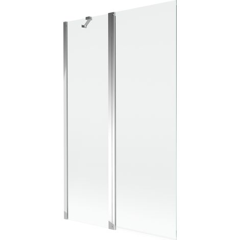 Mexen Mist paravento per vasca da bagno a 2 ante 110 x 150 cm, trasparente, cromo - 8A9-110-011-01-00 (1/5)