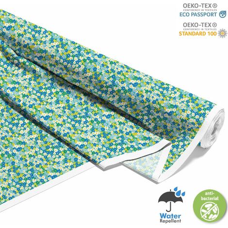 OUTDOOR DEKOSTOFFE OXFORD - Motiv Blumen I DX5500