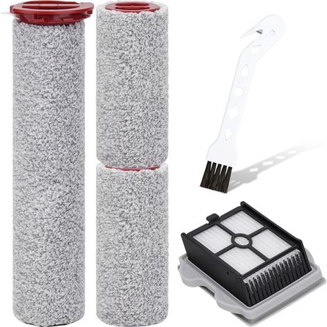 Kit de remplacement pour aspirateur Roborock Dyad Pro/Dyad Pro Combo : 3 rouleaux, 1 filtre et une brosse de nettoyage (1/5)