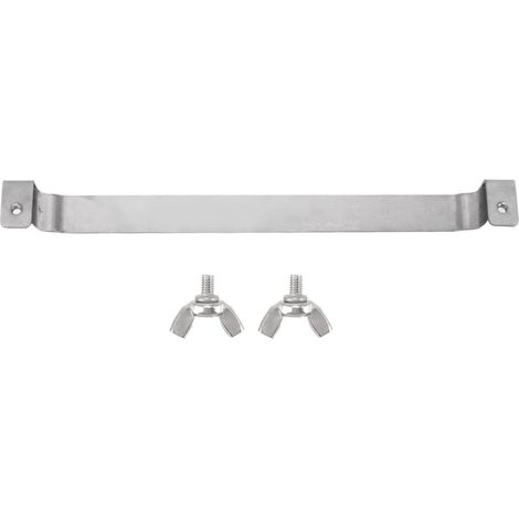 Porte-spatule en acier inoxydable pour barbecue, rangement accessoires de cuisson, essentiels pour camping et pique-nique. (1/5)