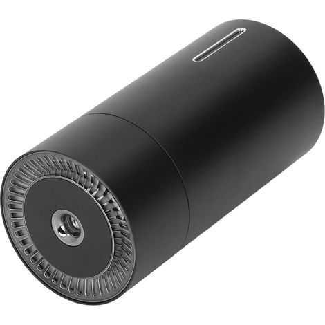 Humidificateur USB à 3 vitesses, silencieux et automatique, mini diffuseur de parfum portable pour voiture, 260 ml, noir (1/5)