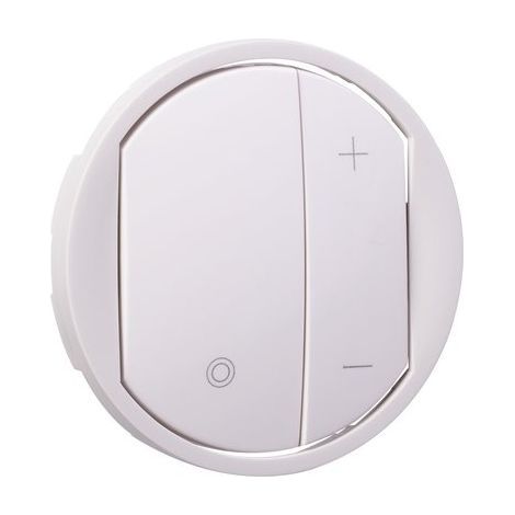 Legrand – Enjoliveur Céliane pour variateurs – Finition blanche – Pour mécanismes 2 fils sans Neutre – Usage intérieur uniquement (1/5)