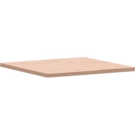 Dessus de table 70x70x2,5 carré bois massif de hêtre (1/5)
