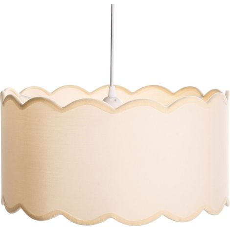 Hängeleuchte GAIREZI Metall Weiß / Beige (1/5)