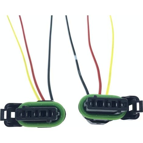 Applicable au connecteur 3P du faisceau de câbles du moteur de réglage en hauteur des phares des voitures Nissan Sylphy et Bluebird -- JB1764-3P