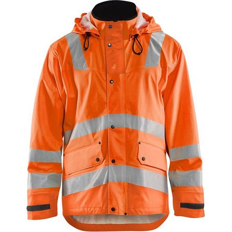 Veste de pluie haute visibilité BLAKLADER 4302 - Orange clair - L (1/4)