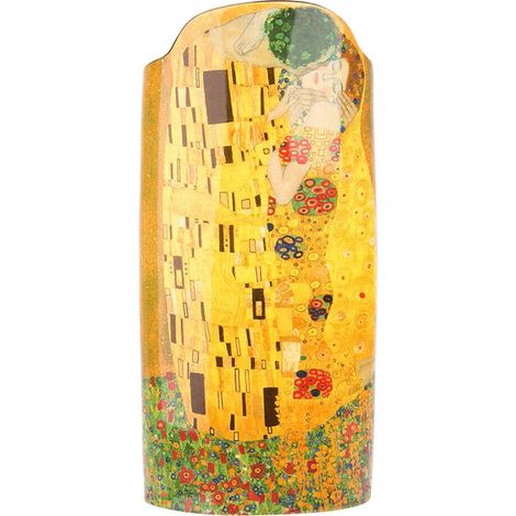 Vase en céramique silhouette - Klimt - Le Baiser 22.2 cm (1/3)