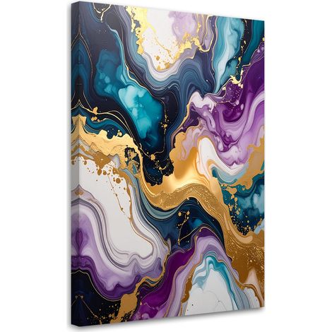 Leinwandbild Farbenfrohe Acryl Abstrakt 20x30 (1/5)