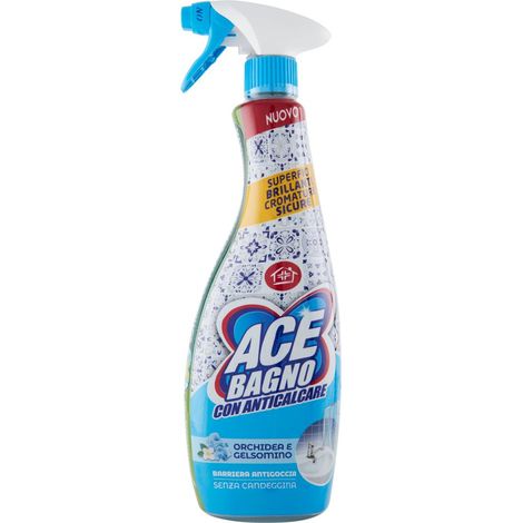 ACE BAGNO CON ANTICALCARE ORCHIDEA E GELSOMINO SENZA CANDEGGINA 600 ML (1/5)