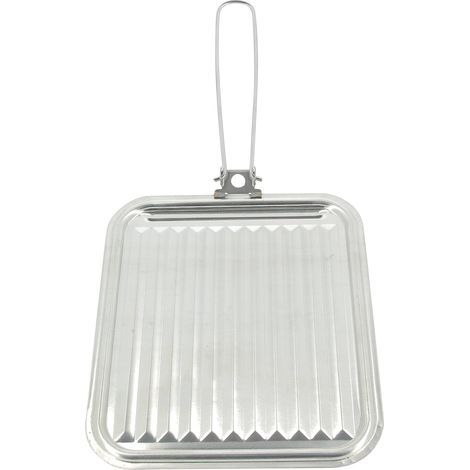 Diffuseur grille-viande en métal 24x21 cm – Lot de 2 pièces – Compatible tous feux sauf induction – Répartition uniforme de la chaleur – Metaltex (1/4)