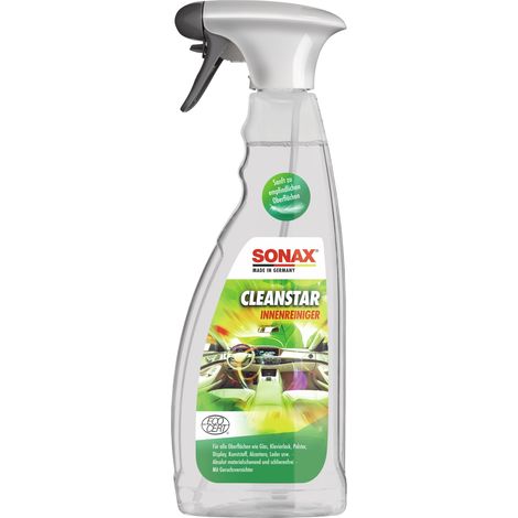 Nettoyant intérieur voiture SONAX, CleanStar, 750 ml