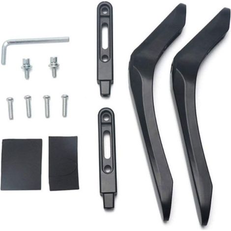 Universeller TV-Ständer für Samsung-, Vizio- und Sony-LCD-Fernseher von 32 bis 65 Zoll, nicht geeignet für LG-Fernseher, schwarz, TV-Ständer, Tischständer, 2 Stück (1/5)
