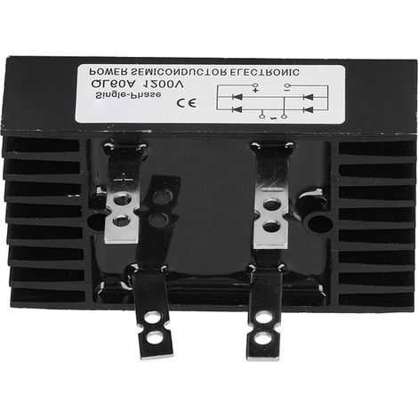 Dreiphasen-Diodengleichrichter, Hochleistungs-Brückengleichrichtermodul für 1200V 60A elektrische Geräte (1/5)
