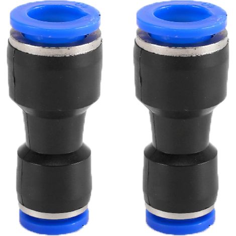 Connecteur pneumatique 2PCS coude/droit/type Y/T-Type/Réducteur de tube d'air pour la connexion rapide tuyauterie d'air, outils pneumatiques (réduction du raccord 10 mm à 8 mm) - Reducing Fitting 10mm (1/5)