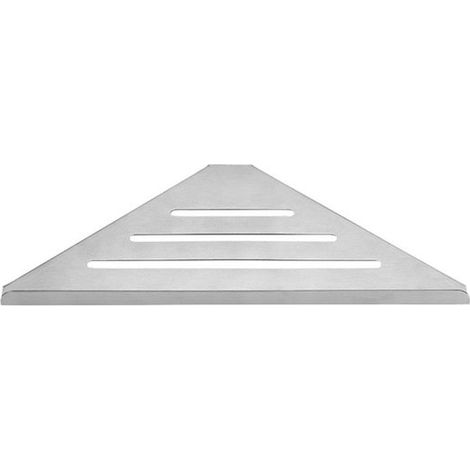 Esquinero de ducha de acero inoxidable,Apto para paredes alicatadas,Ideal para reformas de baño,30,5 cm (1/5)