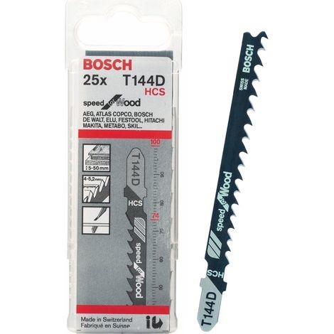Bosch Jigsaw blades wood Jigsaw blade T 144 D 2608633625