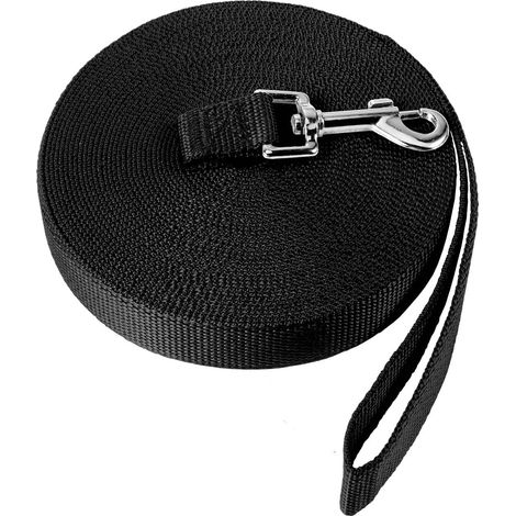 Laisse Pour Chien - 20 M Ou 30 M - En Nylon Résistant Avec Boucle Métallique Et Anneau D - Pour Entraînement Extérieur - 1 Pièce (1/5)
