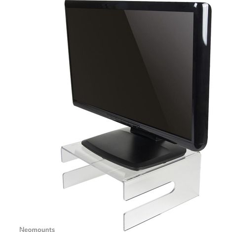 Neomounts NSMONITOR50 supporto da tavolo per Tv a schermo piatto Trasparente (1/4)